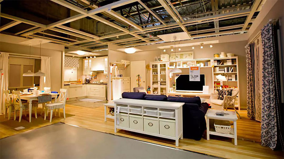 客厅和餐厅体验式展厅图