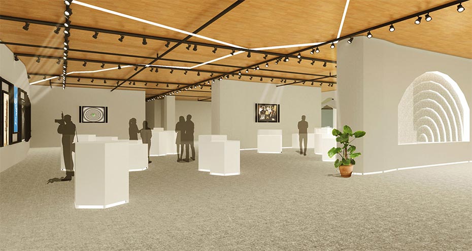 艺术类企业展厅设计展示