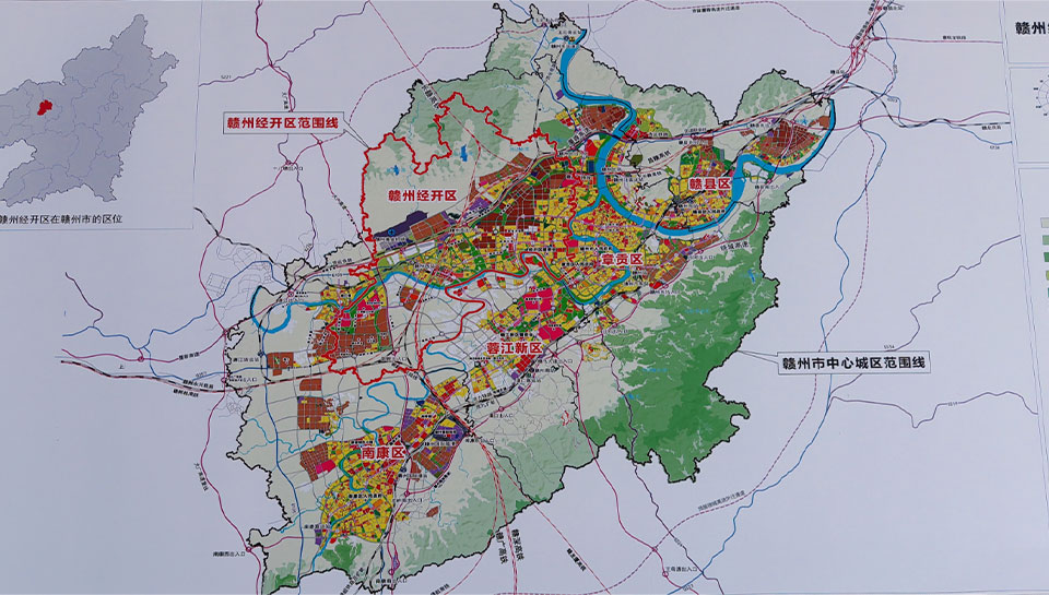 赣州经开区地图